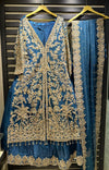 Blue Elegance Unveiled-Style Statement By Fatima