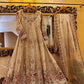 Champagne Gold Heavily Embroidered Anarkali