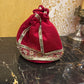 Red Bridal Dress with Embellished Dupatta