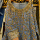 Powder Blue Embroidered Formal