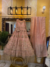 Blush Pink Heavily Embroidered Anarkali