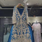 Blue Elegance Unveiled-Style Statement By Fatima