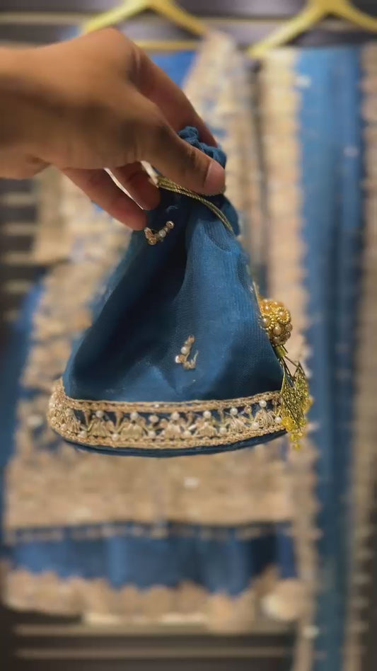 Blue Elegance Unveiled-Style Statement By Fatima
